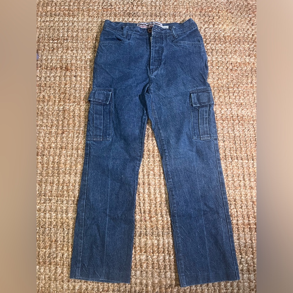 Vintage Men’s Parasuco jeans fit Carpenter Jeans Baggy Pants Dark blue denim